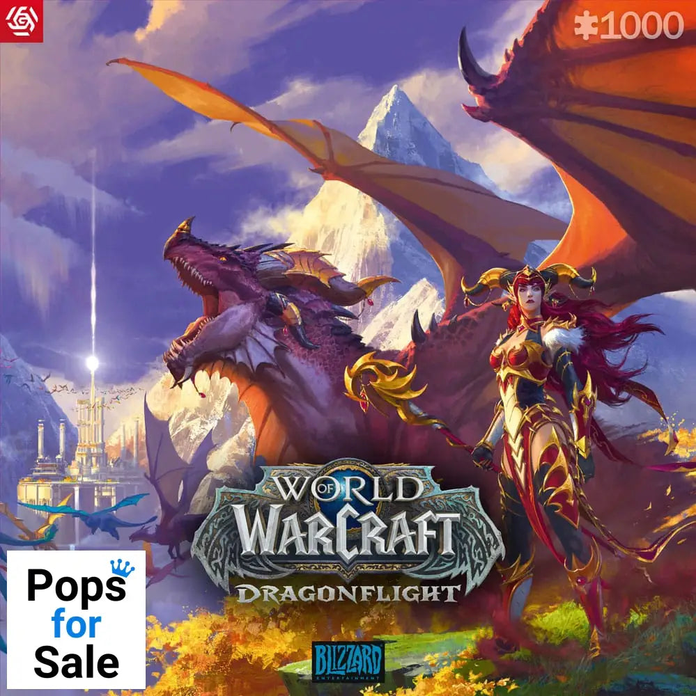 World of Warcraft Gaming Puzzle Dragonflight Alexstrasza (1000 pieces)