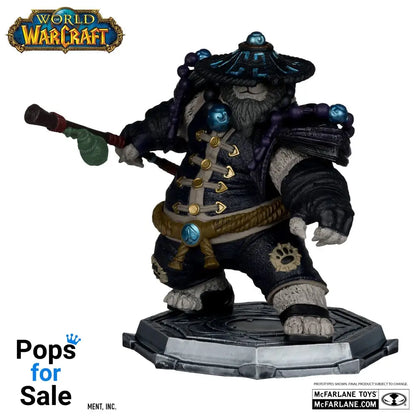 World of Warcraft PVC Statue 2-Pack 1/12 Dwarf Hunter: Beast Master & Pandaren: Monk (Gold Label) 15 cm Statues