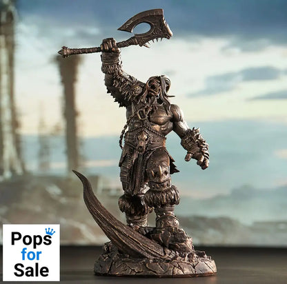 World of Warcraft Statue 1/10 Bronze Coloured Edition Grommash Hellscream 31 cm