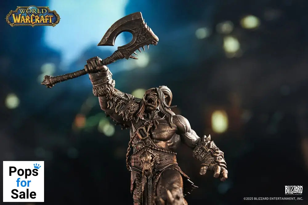 World of Warcraft Statue 1/10 Bronze Coloured Edition Grommash Hellscream 31 cm