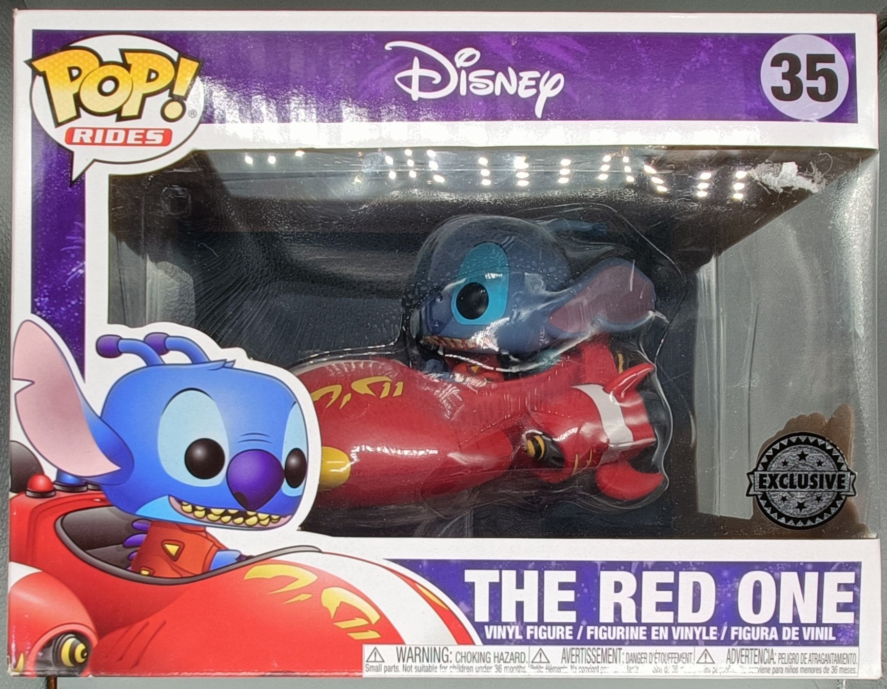 #35 The Red One - Rides - Disney Lilo & Stitch - Box Damaged Funko POP