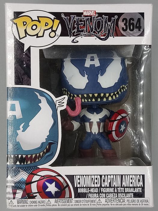 #364 Venomized Captain America - Marvel Venom - Box Damaged Funko POP