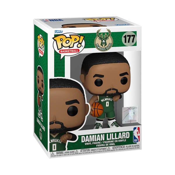 #177 Damian Lillard Milwaukee Bucks NBA Legends Funko POP Preorder
