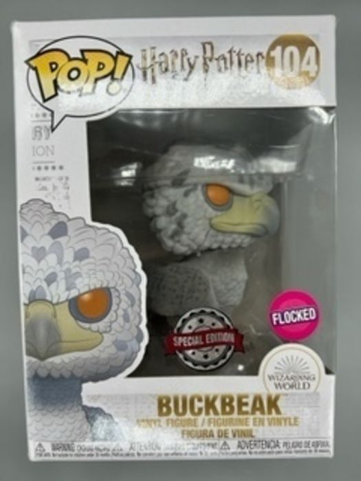 104 Buckbeak - Flocked (Gold Eyes) Harry Potter Box Damaged Funko POP