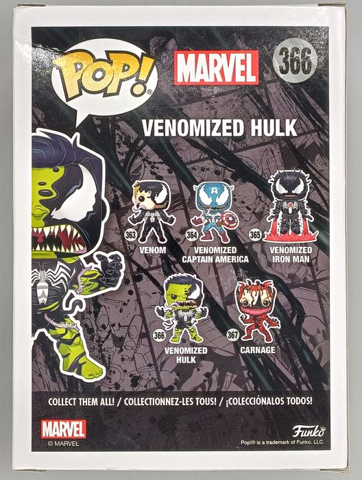 #366 Venomized Hulk - Marvel Venom - Box Damaged Funko POP
