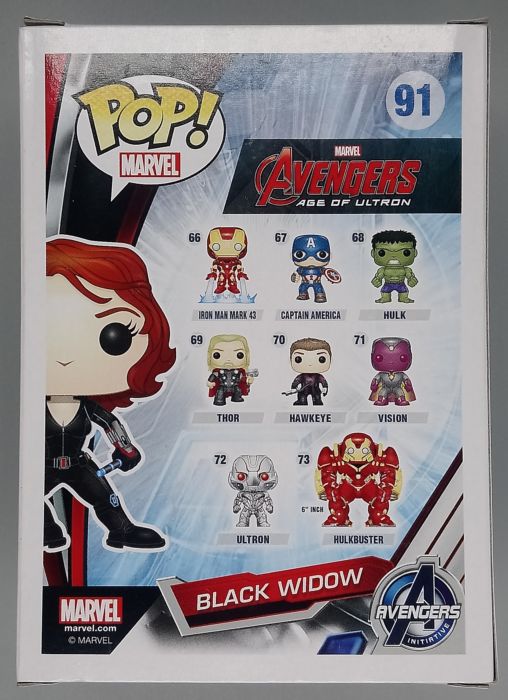 #91 Black Widow - Marvel Avengers: Age of Ultron Funko POP
