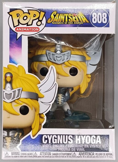 808 Cygnus Hyoga - Saint Seiya - Box Damaged Funko POP