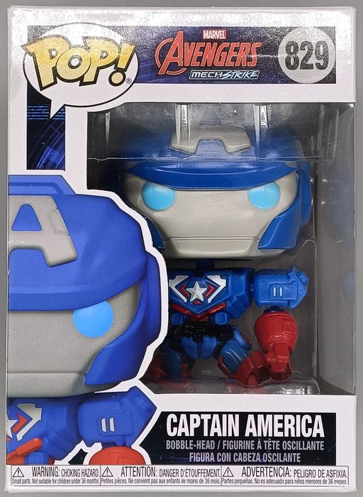 #829 Captain America - Marvel Mech - Box Damaged Funko POP