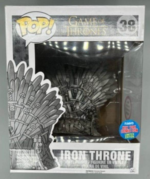 #38 Iron Throne - 6 Inch - Game of Thrones - 2015 Box Damaged Funko POP