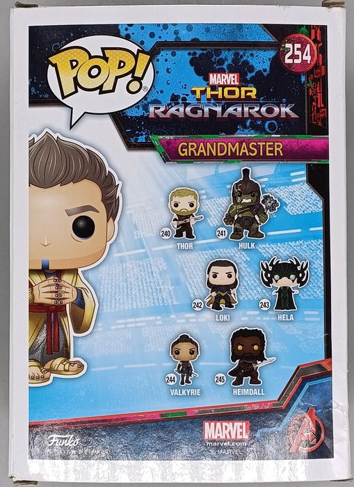 #254 Grandmaster - Marvel Thor Ragnorok 2017 Con Box Damaged Funko POP