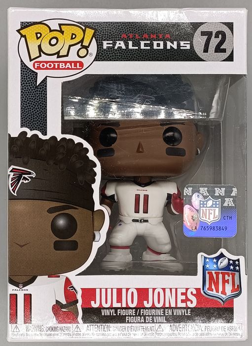#72 Julio Jones (White) - NFL Atlanta Falcons - Box Damaged Funko POP