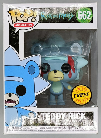 #662 Teddy Rick (Bloody) Chase Edition Rick and Morty - Box Damaged Funko POP