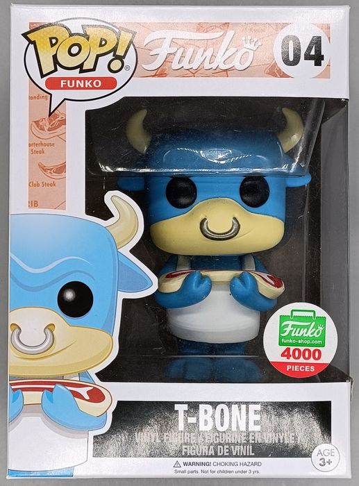 #04 T-Bone (Blue) - Funko (Originals) - 4-000pc LE Funko POP