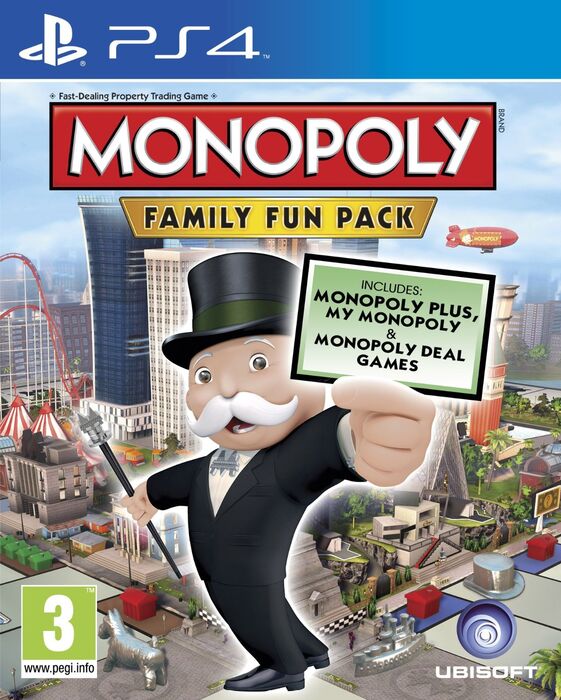 Monopoly Family Fun Pack for Playstation 4 (PS4) - [NEW]