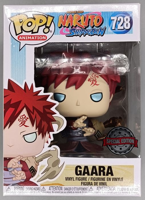 #728 Gaara - Metallic - Naruto Shippuden - Box Damaged Funko POP