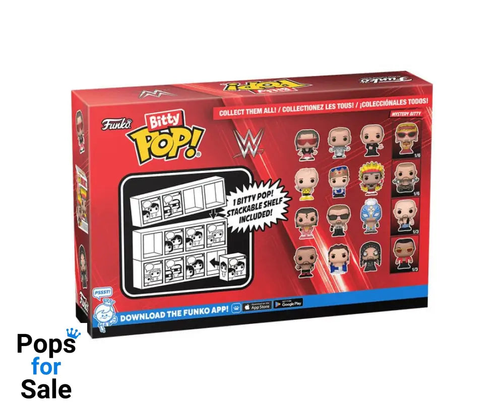 WWE Bitty POP! Vinyl Figure 4-Pack Razor Ramon 2,5 cm