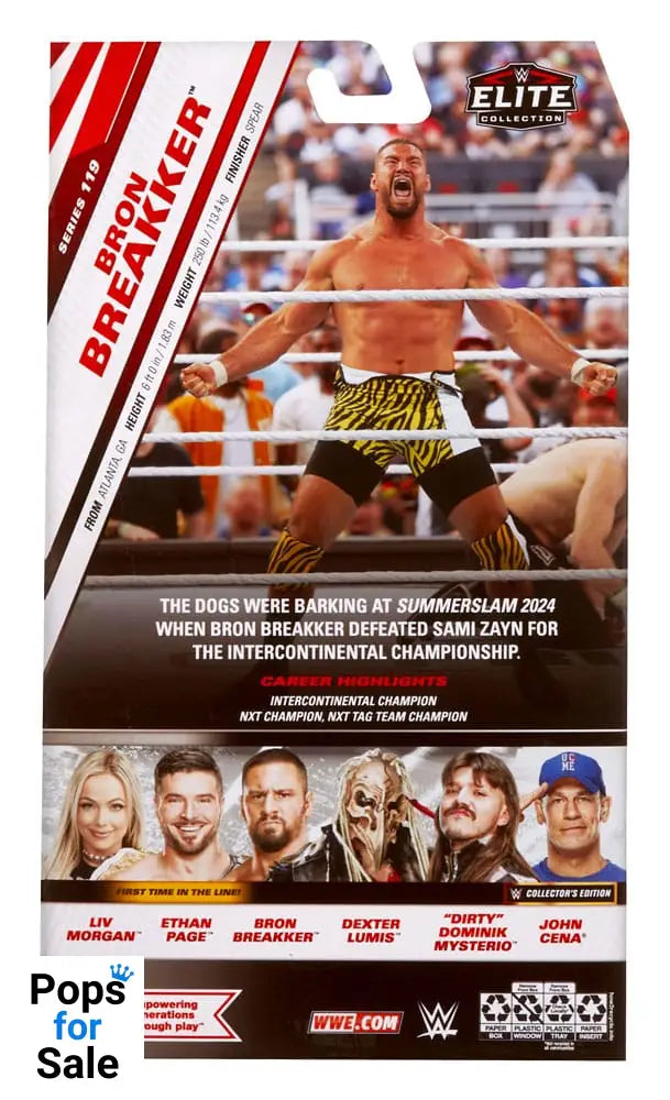 WWE Elite Collection Action Figure Bron Breakker 15 cm