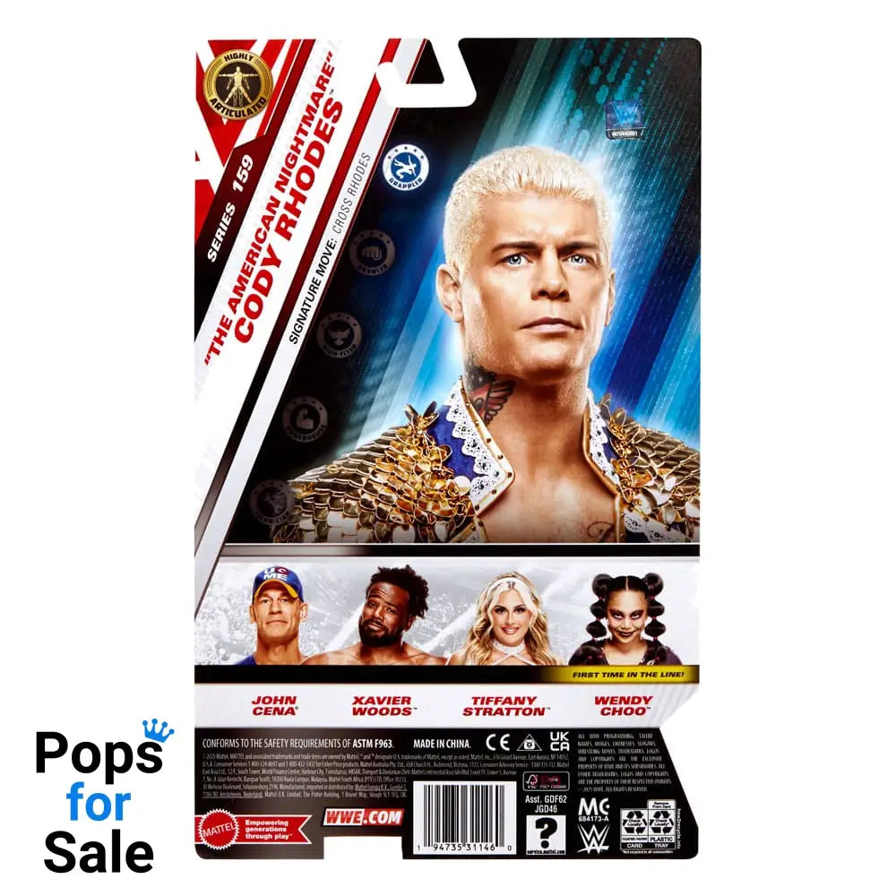 WWE Main Event Series Action Figure &quot;The American Nightmare&quot; Cody Rhodes 15 cm