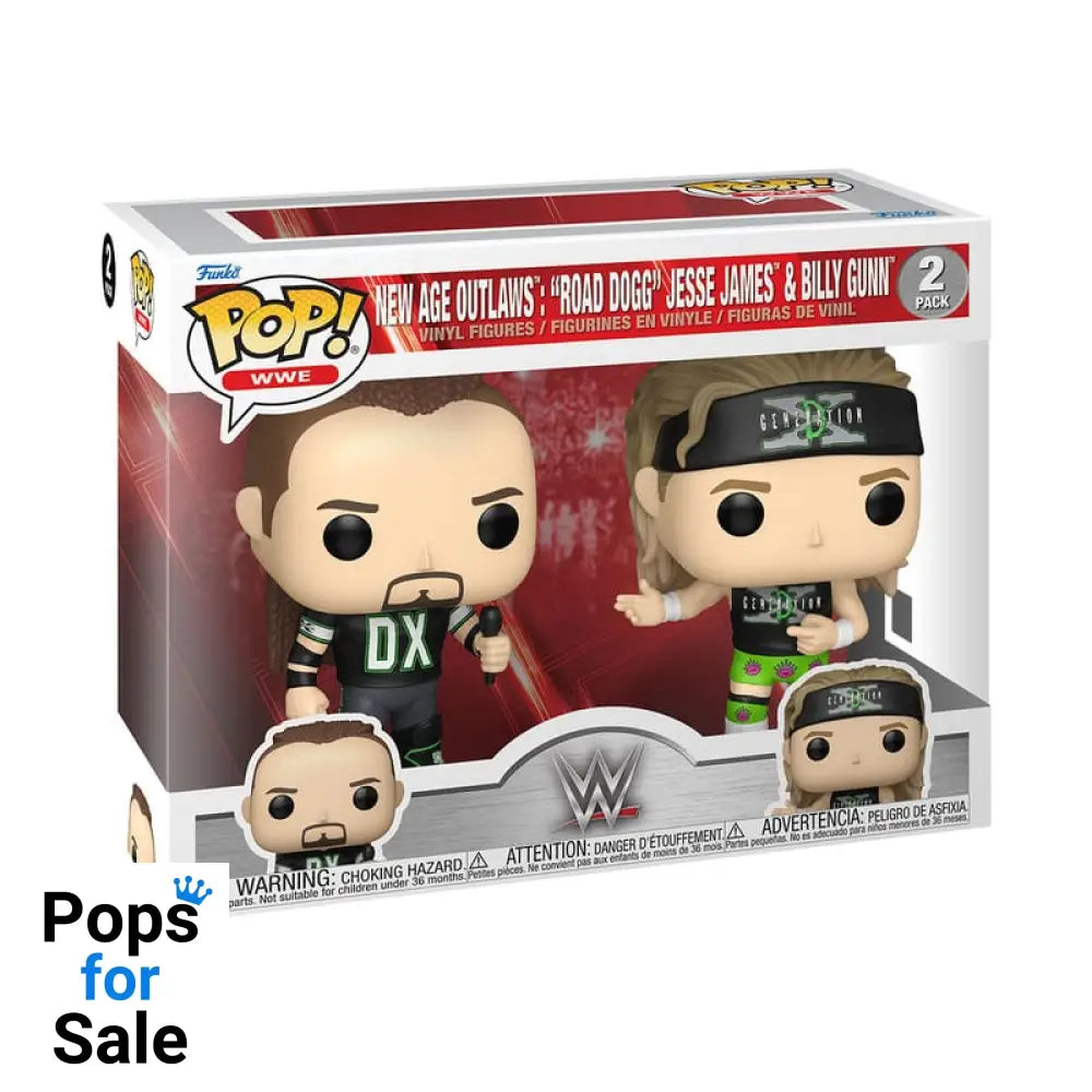 WWE POP! Television Vinyl Figures 2-Pack New Age Outlaws 9 cm