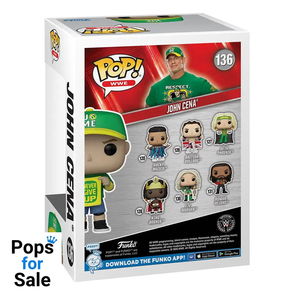 WWE POP! Vinyl Figure John Cena (Never Give Up) 9 cm