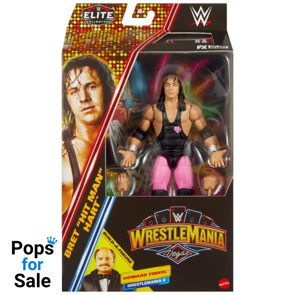 WWE WrestleMania Elite Collection Action Figure Bret &quot;Hit Man&quot; Hart 15 cm