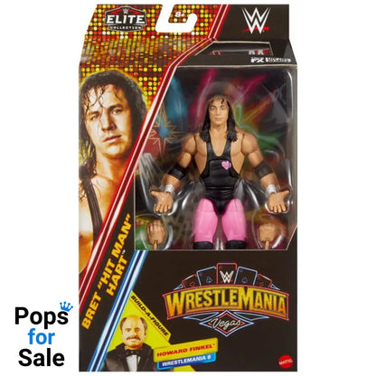 WWE WrestleMania Elite Collection Action Figure Bret &quot;Hit Man&quot; Hart 15 cm