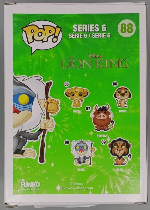#88 Rafiki - Disney The Lion King - Box Damaged Funko POP
