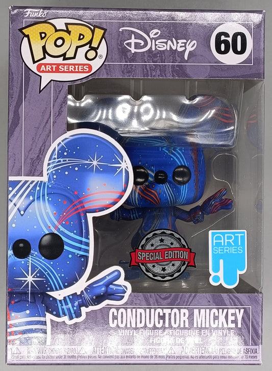 60 Conductor Mickey - Art Series - Disney Funko POP - Box Damaged