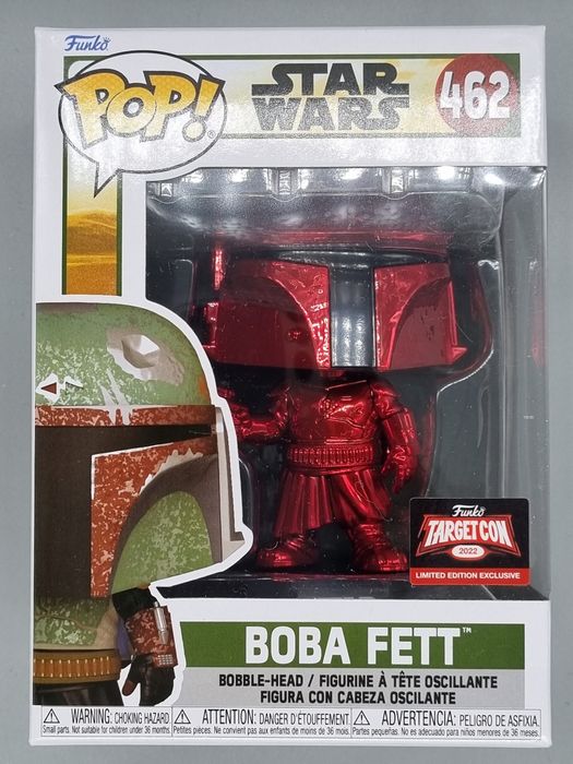 462 Boba Fett (Red) Chrome Star Wars Funko POP