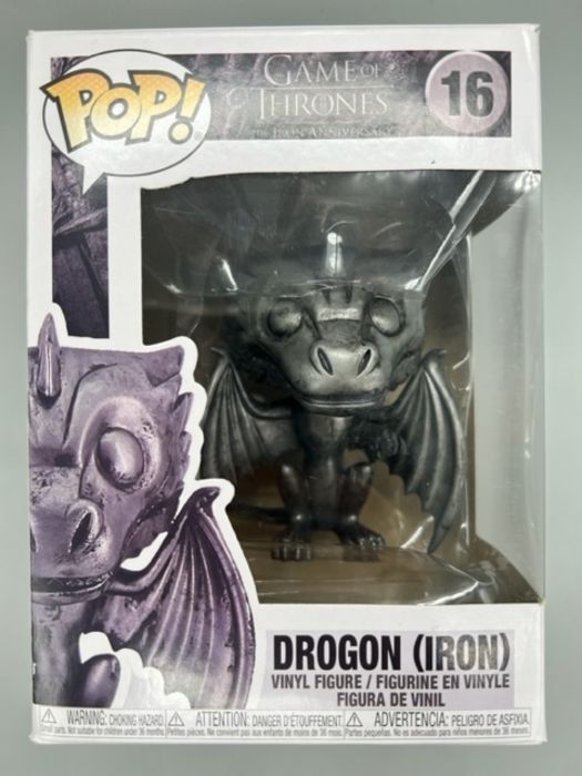 #16 Drogon (Iron) - Game of Thrones - Box Damaged Funko POP
