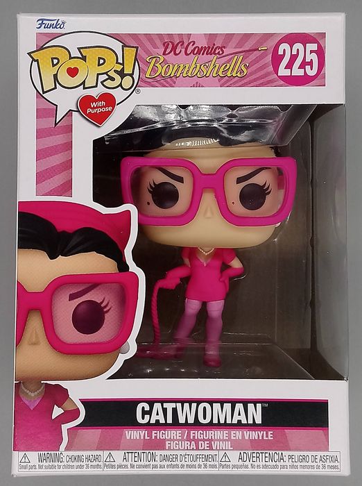 #225 Catwoman (BCA) - DC Bombshells - BCA Pink - Box Damaged Funko POP