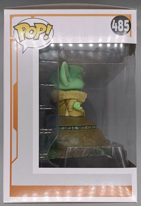 485 Grogu (Using the Force- Lights up) Deluxe - Star Wars Funko POP - Box Damaged