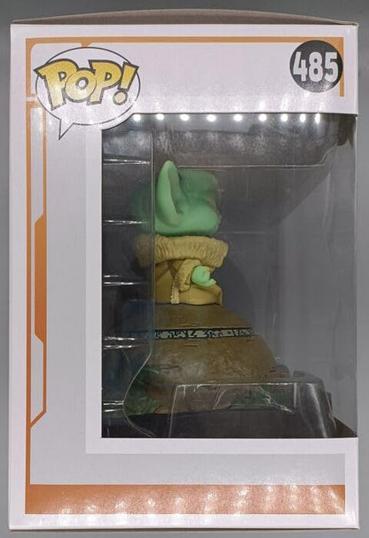 485 Grogu (Using the Force- Lights up) Deluxe - Star Wars Funko POP - Box Damaged