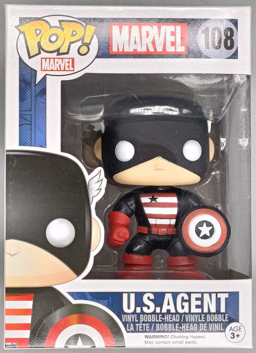 #108 U.S. Agent - Marvel - Box Damaged Funko POP