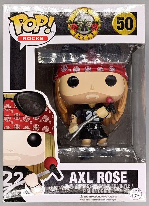 #50 Axl Rose - Guns n Roses - Box Damaged Funko POP