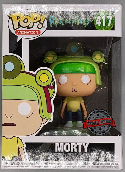 #417 Morty (Blips and Chitz) - Rick and Morty - Box Damaged Funko POP