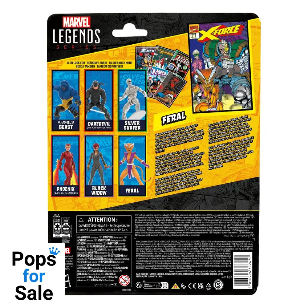 X-Force Marvel Legends Action Figure Feral 15 cm