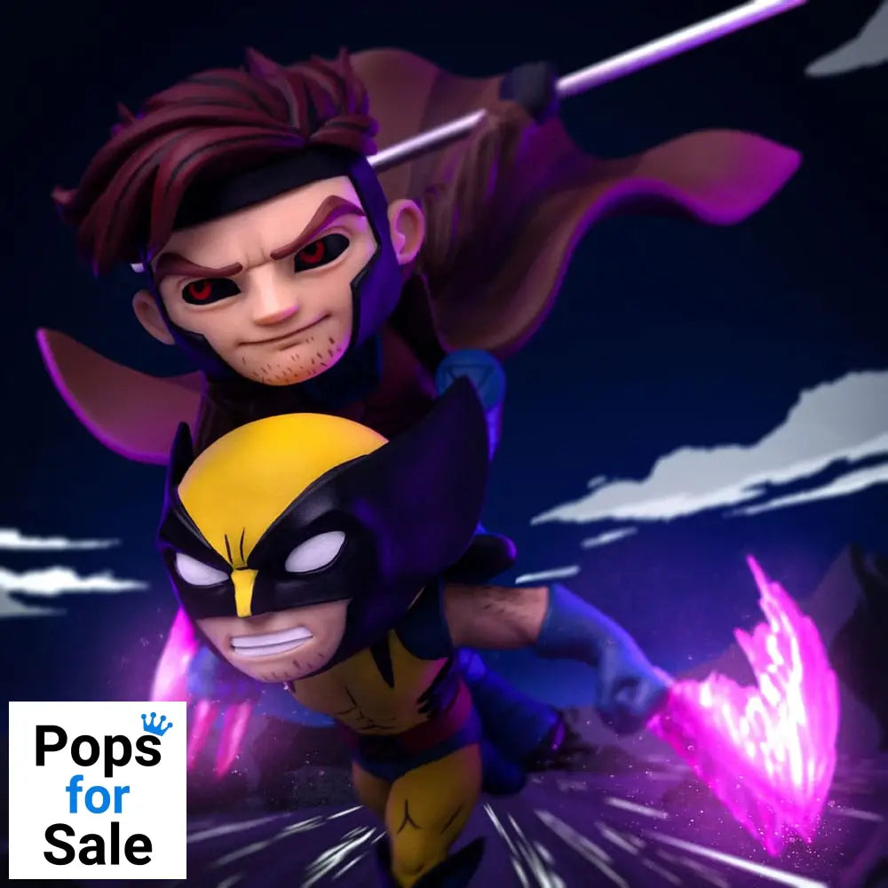 X-Men 97 Mini Co. PVC Figure Gambit and Wolverine 23 cm