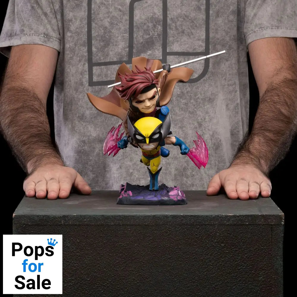 X-Men 97 Mini Co. PVC Figure Gambit and Wolverine 23 cm