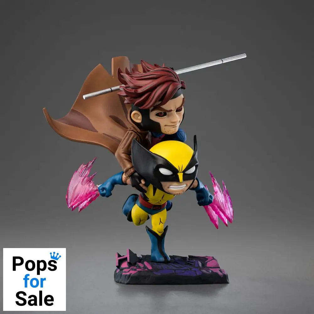 X-Men 97 Mini Co. PVC Figure Gambit and Wolverine 23 cm