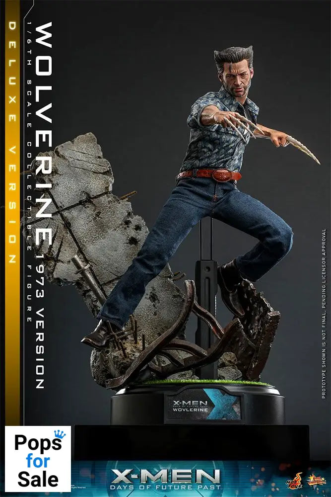 X-Men Days of Future Past Movie Masterpiece Action Figure 1/6 Wolverine (1973 Version) Deluxe Version 30 cm