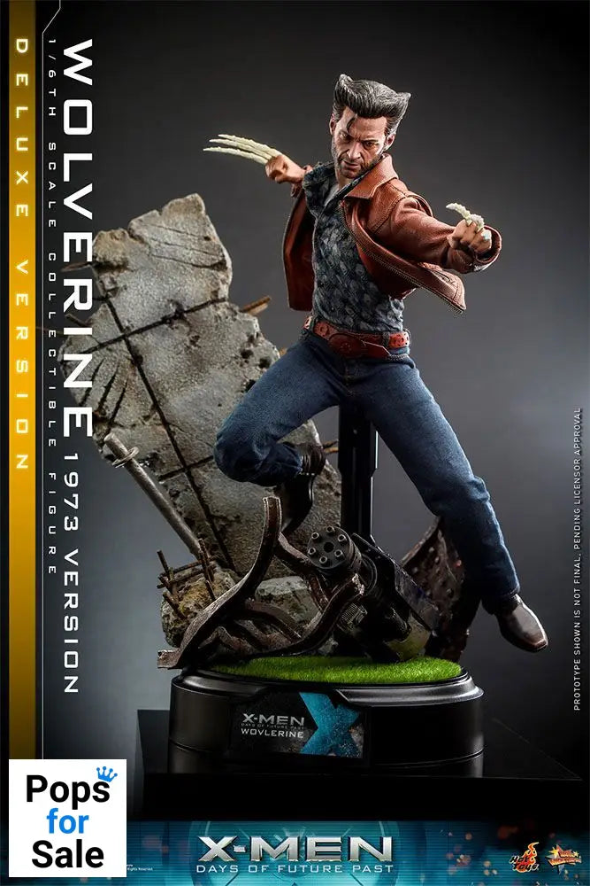 X-Men Days of Future Past Movie Masterpiece Action Figure 1/6 Wolverine (1973 Version) Deluxe Version 30 cm