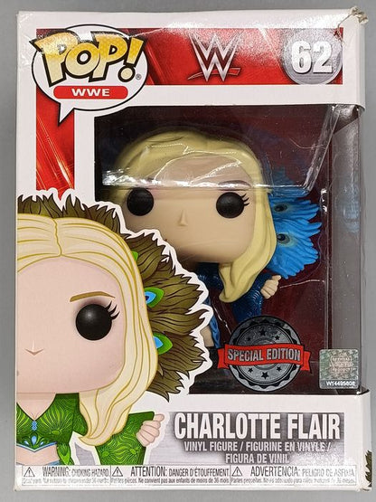 #62 Charlotte Flair (Blue) - WWE - Box Damaged Funko POP