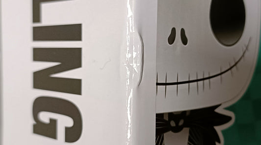 809 Jack Skellington (with Zero) 10 Inch - Glow - Disney The Nghtmare Before Christmas - Funko POP - Box Damaged