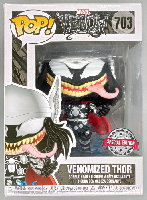 #703 Venomized Thor - Marvel Venom -Box Damaged Funko POP