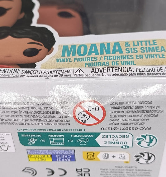 1546 Moana & Little Sis Simea - Disney Moana 2 - Funko POP - Box Damaged