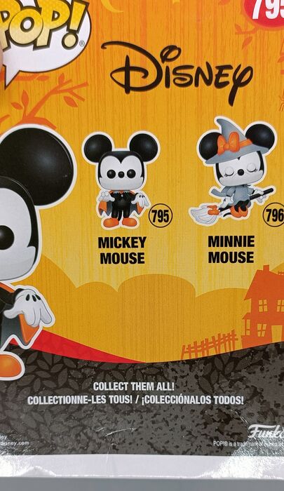 #795 Mickey Mouse (Spooky) - Disney - Box Damaged Funko POP