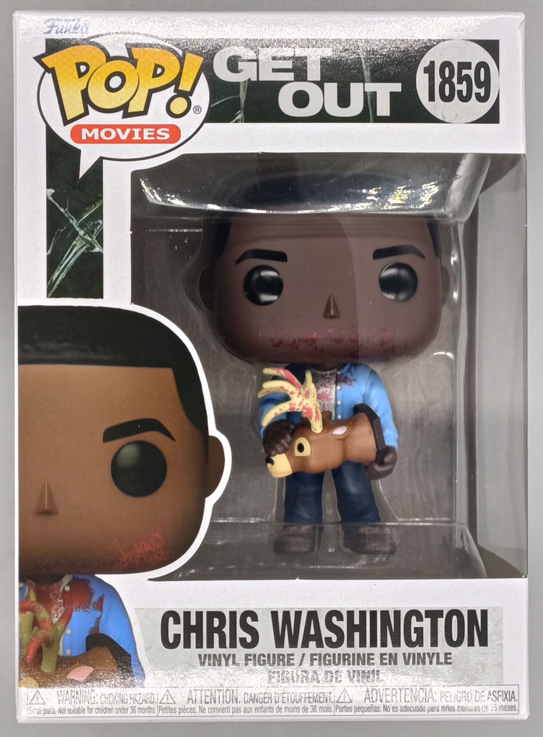 1859 Chris Washington w/Deer - Get Out - Horror Funko POP - Brand New