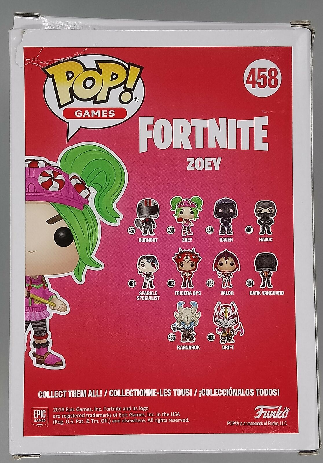 458 Zoey - Fortnite - Funko POP - Box Damaged