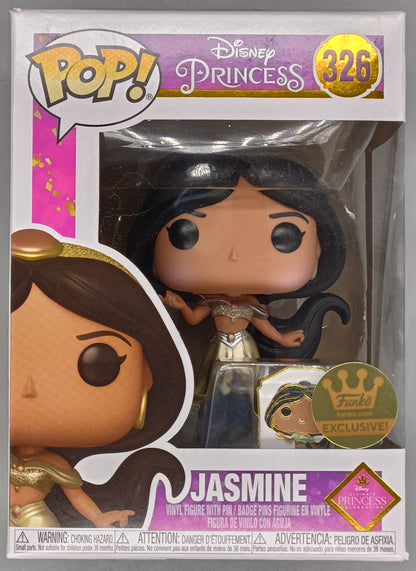#326 Jasmine (Gown, Ultimate Princess) Disney Aladdin Box Damaged Funko POP